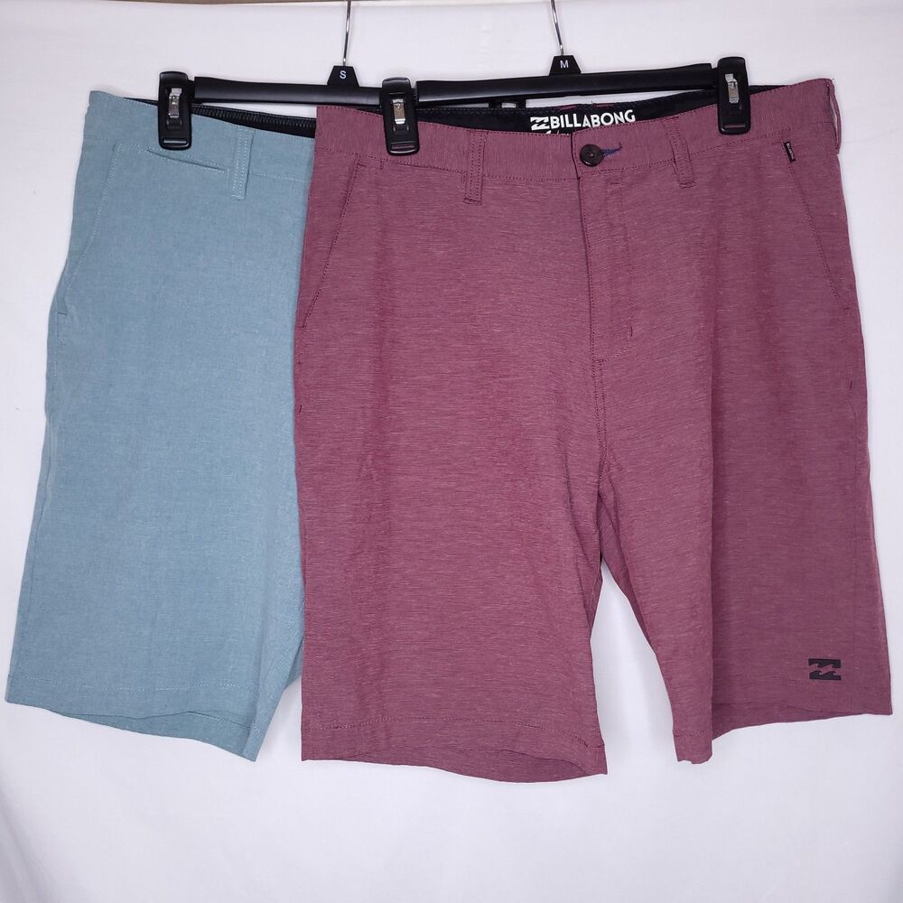 Lot Of 2 Billabong Shorts Mens 34 Submersible Crossfire